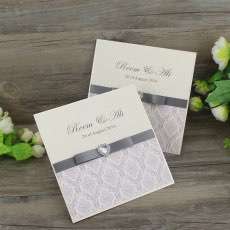 Simple Style Invitation Card Elegant Wedding Invitation Customized Business Card Half fold